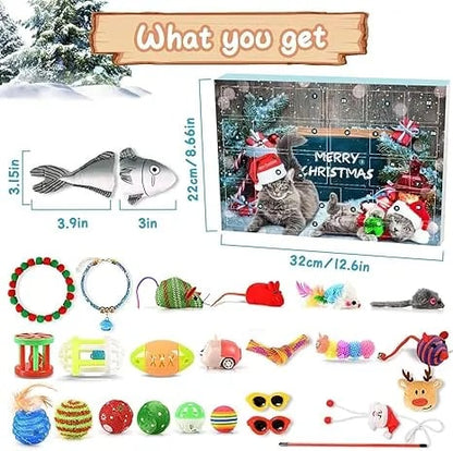 🔥Christmas sale 40% off😺Christmas Ountdown Cat Calendar🎄