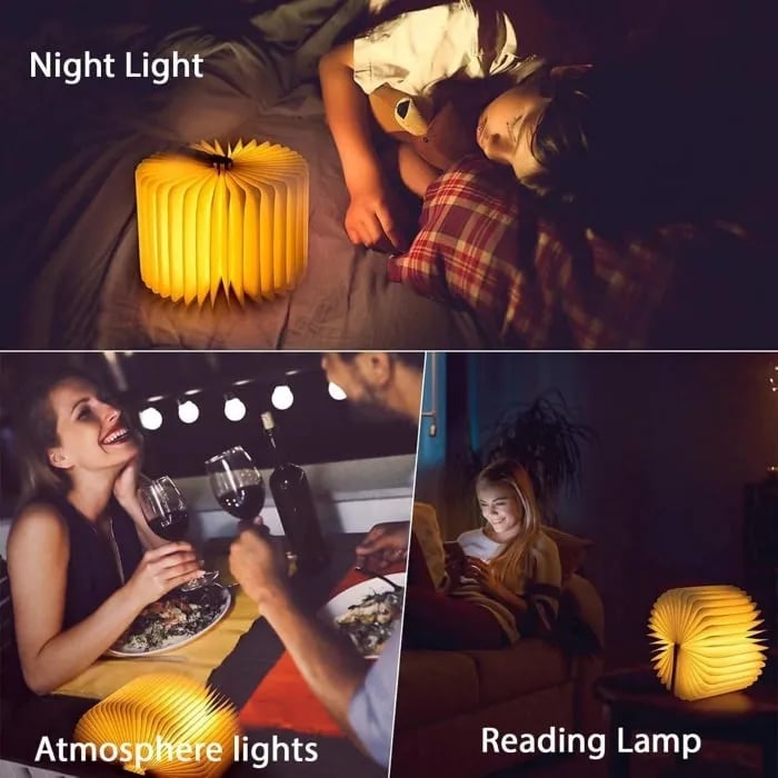 40% OFF🔥Wooden Book Lamp🔥Buy More Save More