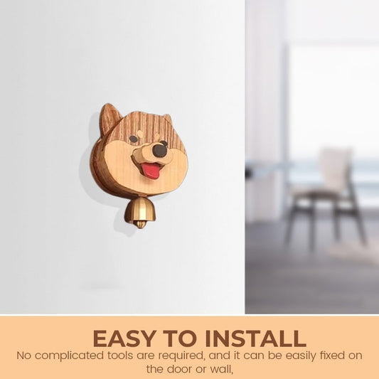 Last day promotion 40% off 🐕Purely handmade pure wooden wind chime doorbell🐶