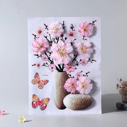 🖼️3D Three-Dimensional Simulated Vase Wall Art🌺
