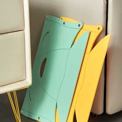 Folding Stool Plastic Small Maza Ultra-Thin Paper Low Stool