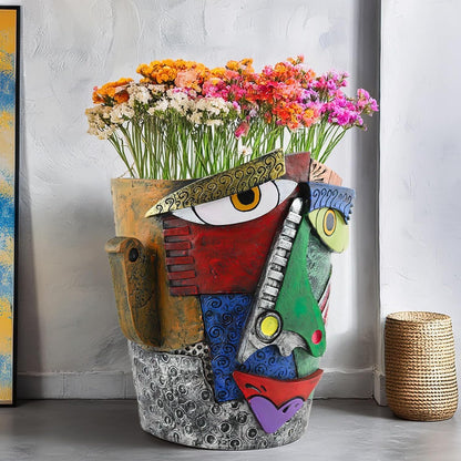 🪴Picasso Fauvism Abstract Human Face Flower Pot