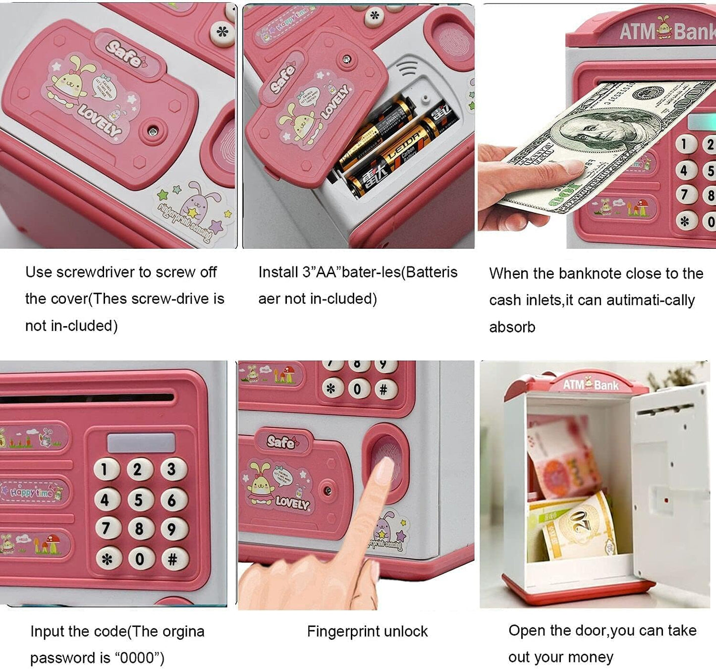 Password-Protected Piggy Bank