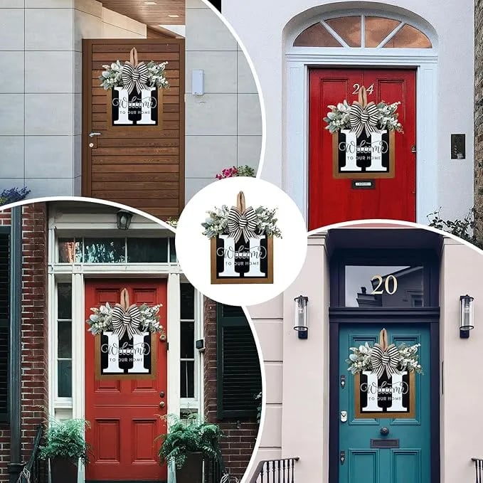 Welcome Front Door Wreath🔥40% OFF