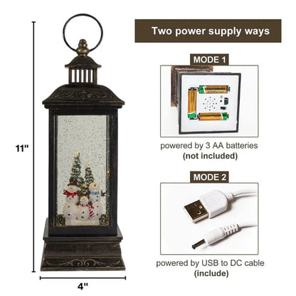 🎅Christmas Snow Globe Lantern🔥40% OFF