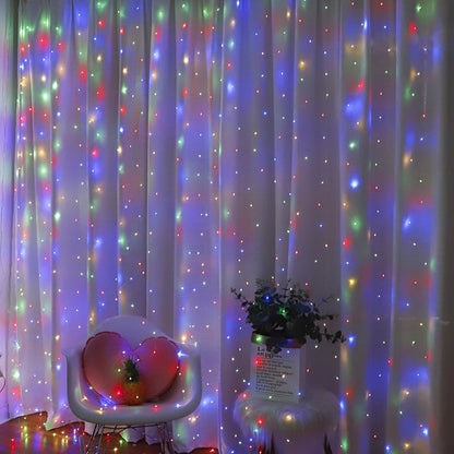 Merry Glow Christmas Curtain Lights