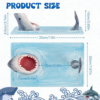 Shark Ceramic Sushi Plate
