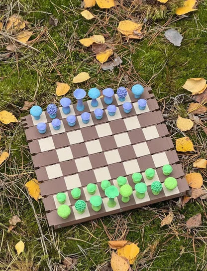 🍄 Magnetic Forest Mushrooms Chess