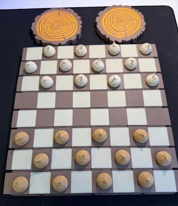 🍄 Magnetic Forest Mushrooms Chess