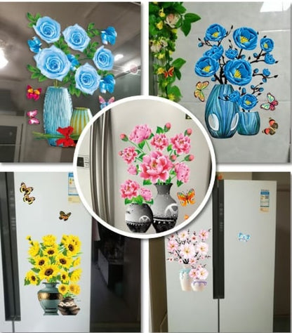 🖼️3D Three-Dimensional Simulated Vase Wall Art🌺
