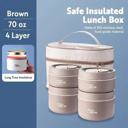 🔥Hot Sale 49% OFF🔥Portable Insulated Lunch Container Set