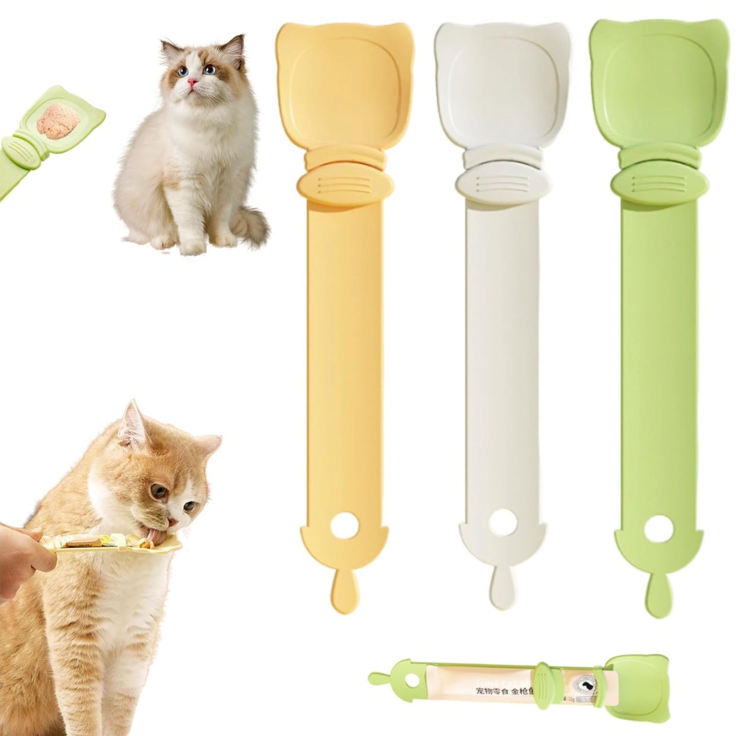 🔥Cat Claw Shaped Cat Strip Squeeze Spoon