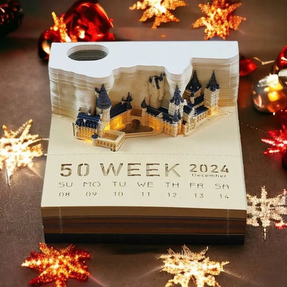 3D Calendar 2024