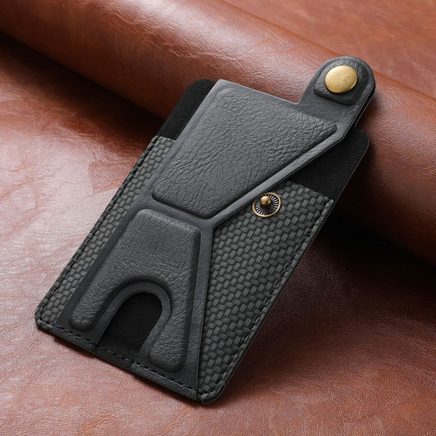 Card Hold Wallet with mobile phone stand case