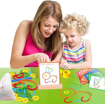 Creative Sticks & Rings Puzzle