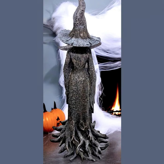 🔥LAST DAY 49% OFF - 🧙‍♀️Hand-Painted Enchanting Witch Statue: The Guardian of Your Home💫