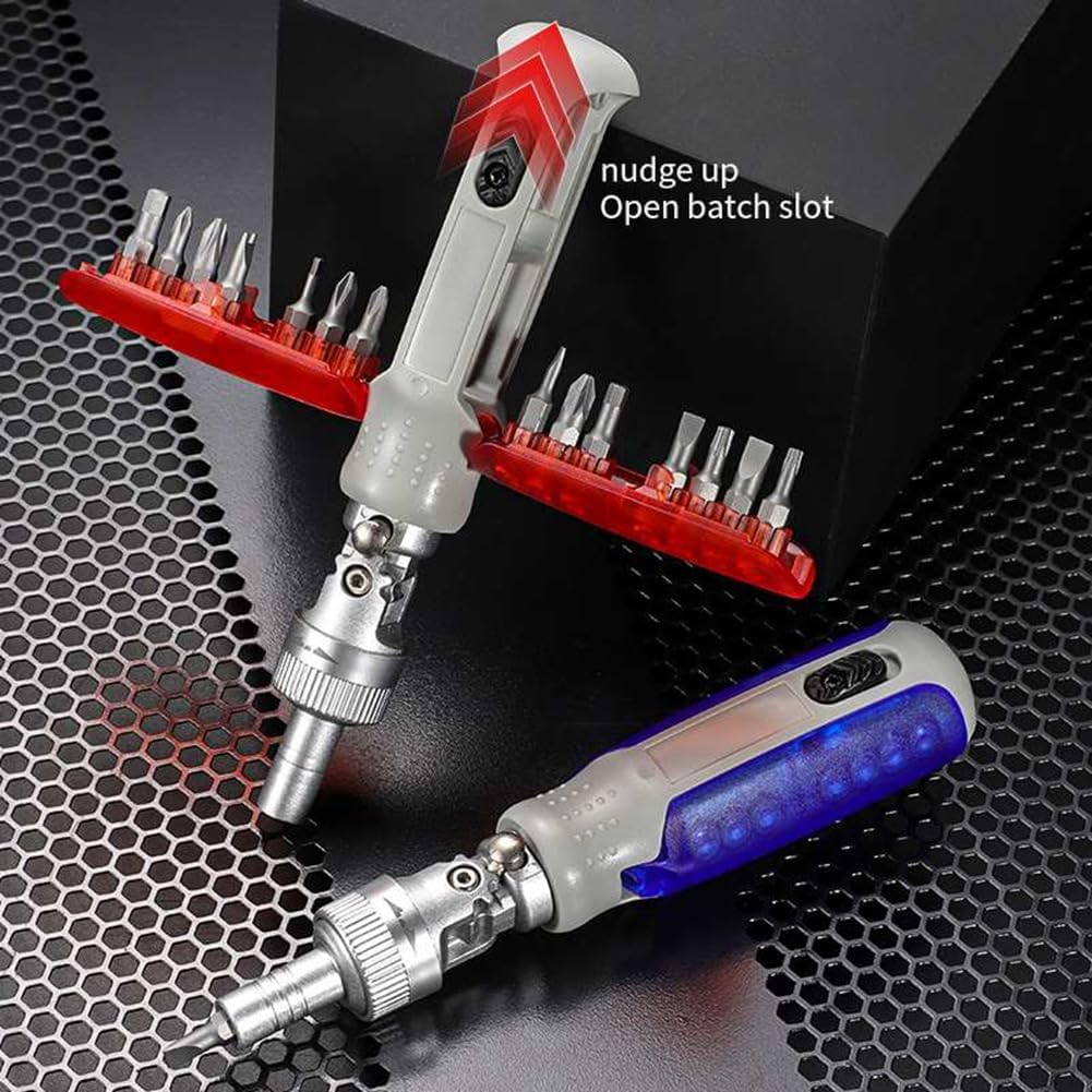 15-in-1 Magnetic Ratchet Screwdriver Set