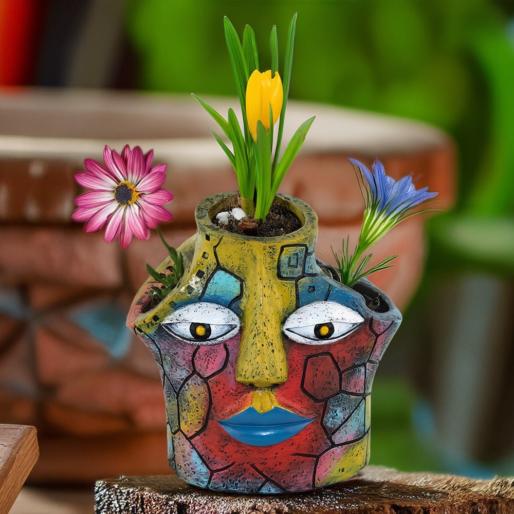 🪴Picasso Fauvism Abstract Human Face Flower Pot