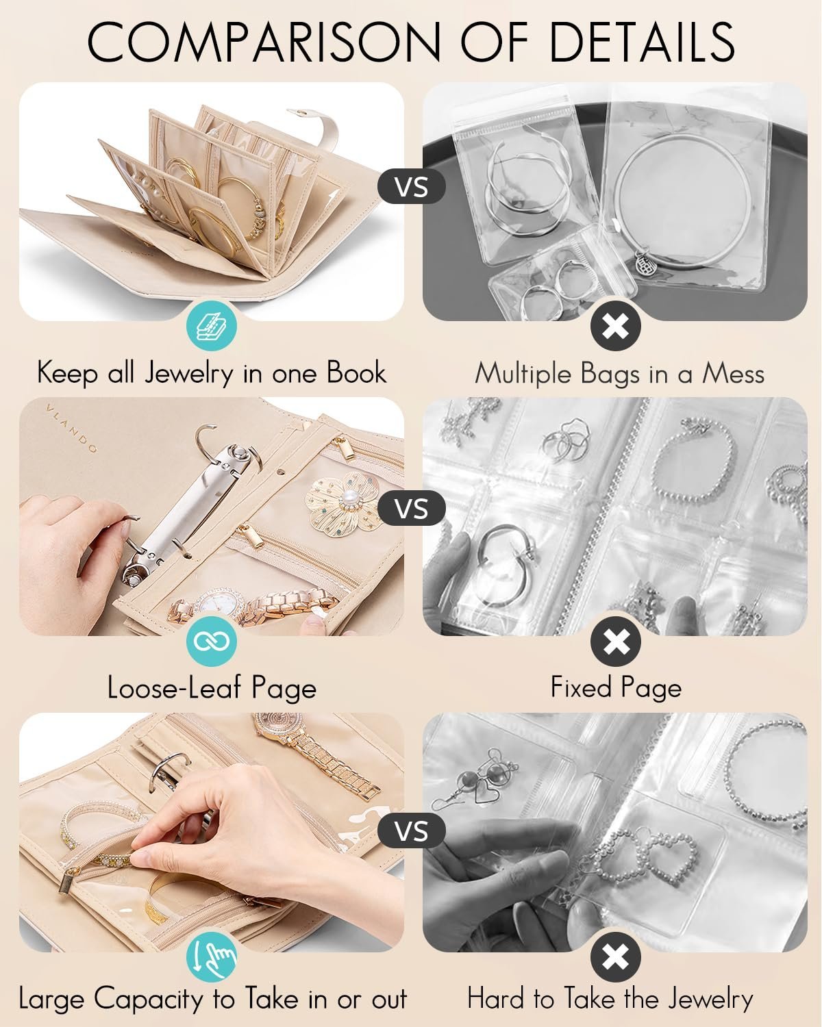 🎉Hot Sale 🎉 Travel Jewelry Organizer Case