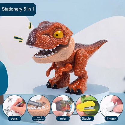 Stationery 5-in-1 Set Detachable Dinosaur Model Toys