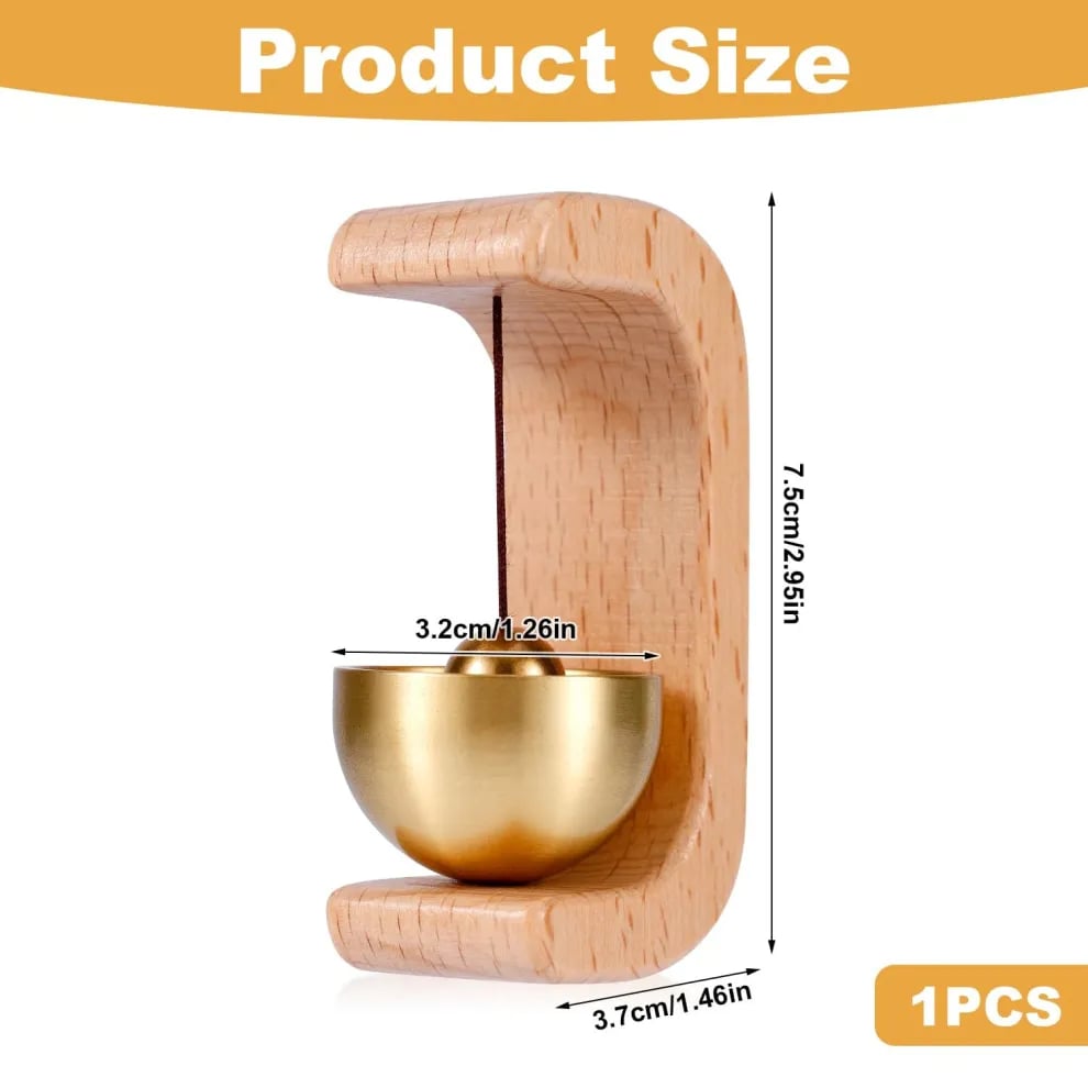 40% OFF🔥Suction Door Type Solid Wood Wind Chime