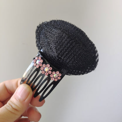 Black Puff Hair Head Cushion Hair Volume Clips