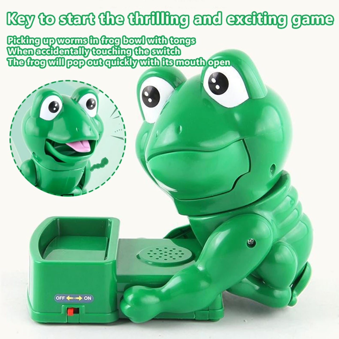 Tricky Frog Biting Finger Toy