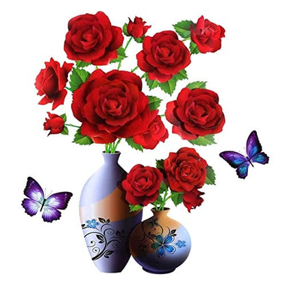 🖼️3D Three-Dimensional Simulated Vase Wall Art🌺