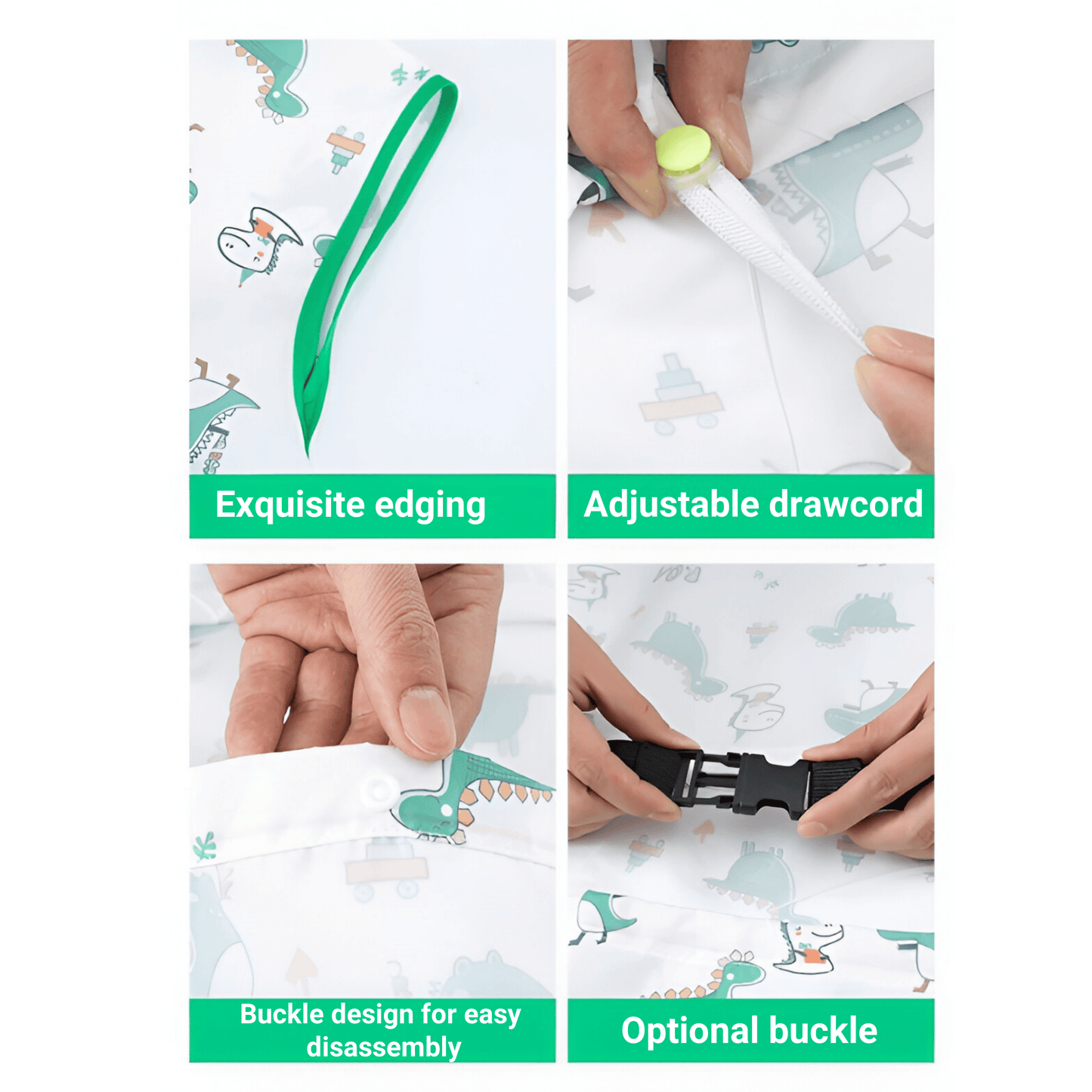 Coverall Baby Feeding Bib for Eating