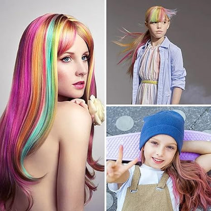 Quick and easy DIY hair dye🌈🎉