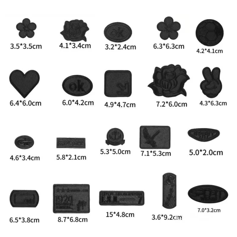 Woohome Patch Embroidered