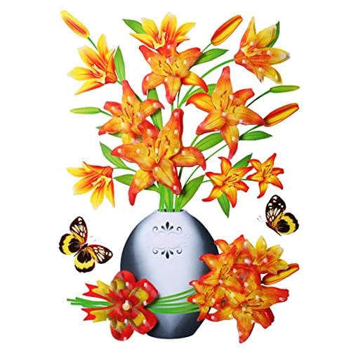 🖼️3D Three-Dimensional Simulated Vase Wall Art🌺