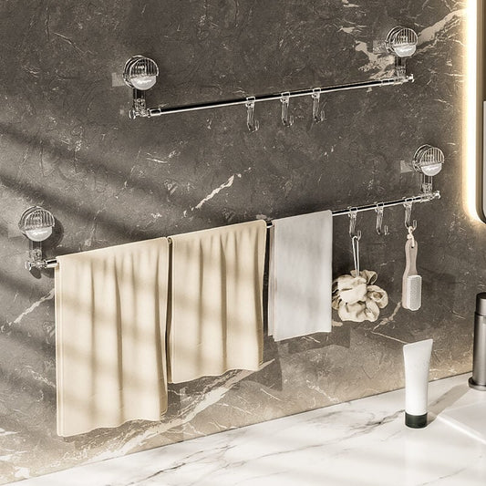 🔥2024 Hot Sale🔥 Non punching suction cup towel rack