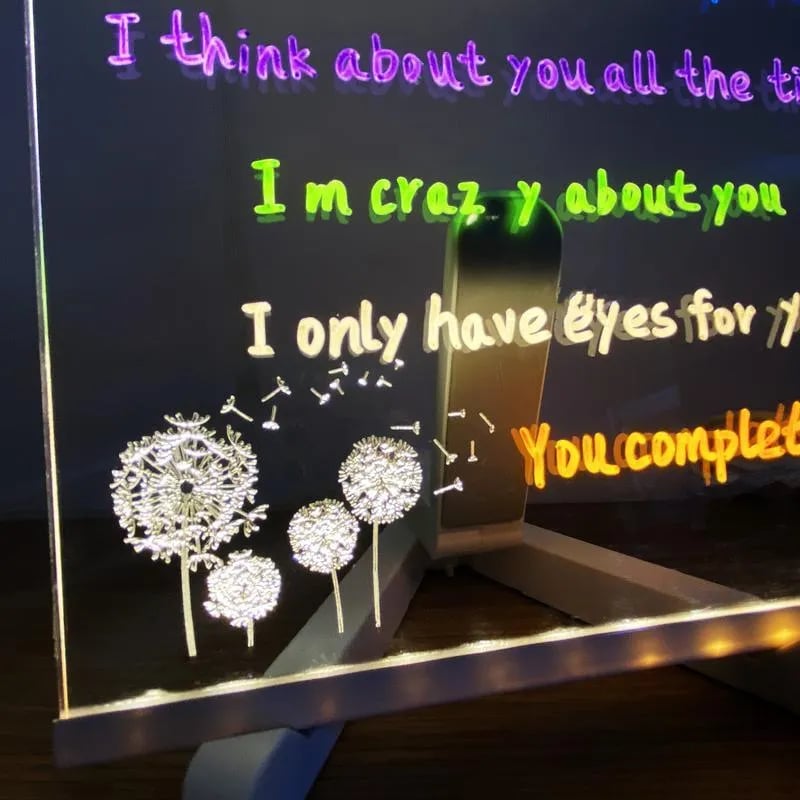 🎅Christmas gift🎁luminous acrylic message board🎨