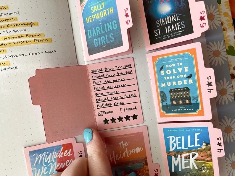 🔥Hot Sale 40% Off🔥Mini Book Review File Folders