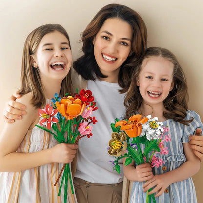 🌻2024 Advent Calendar 24 Days Sunflower Bouquet Building Blocks🌲