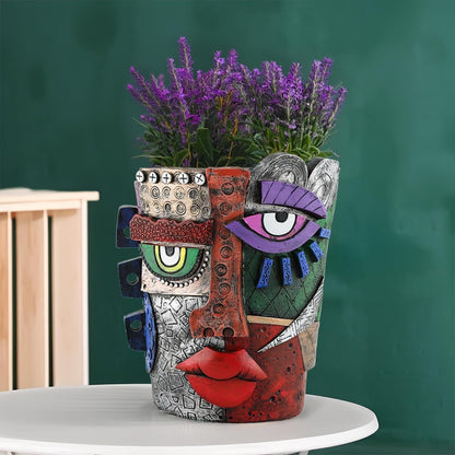 🪴Picasso Fauvism Abstract Human Face Flower Pot