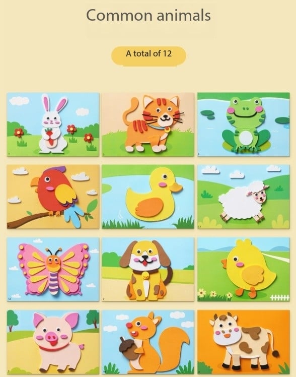 3D EVA Foam Sticker Puzzle Game