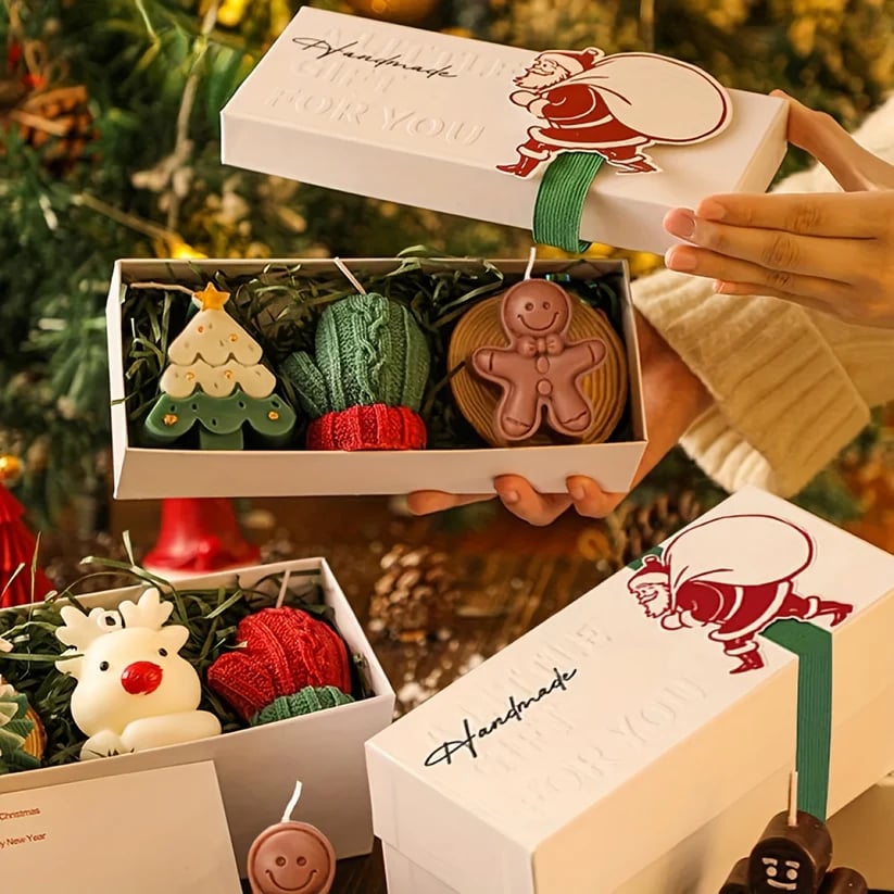 🎅Last Day Sale 40% Off❄Christmas three-piece scented candle gift set🦌