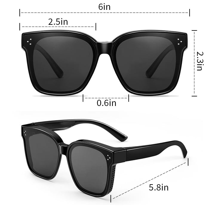 🔥UV400 Protection - Polarized Fit-Over Sunglasses