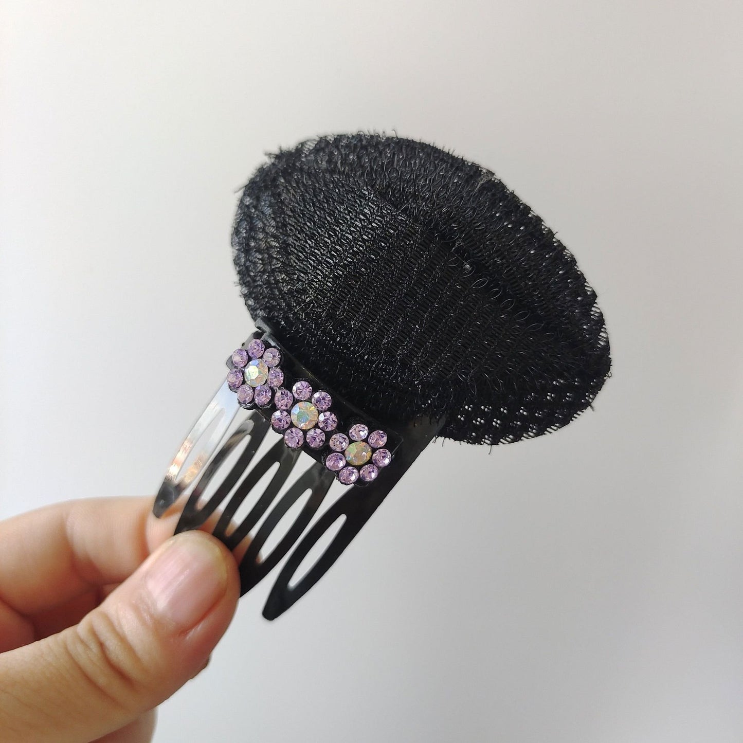 Black Puff Hair Head Cushion Hair Volume Clips