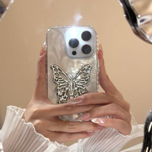 🦋Butterfly phone case with stand for iPhone