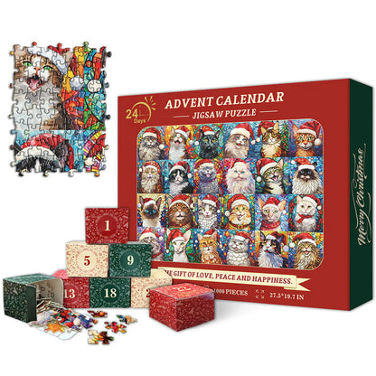 Christmas Sale 49% OFF-Advent Calendar 2024 Christmas Jigsaw Puzzles