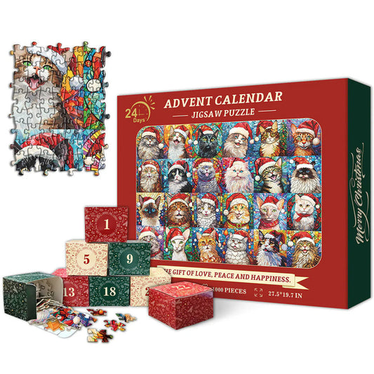 Christmas Sale 49% OFF-Advent Calendar 2024 Christmas Jigsaw Puzzles