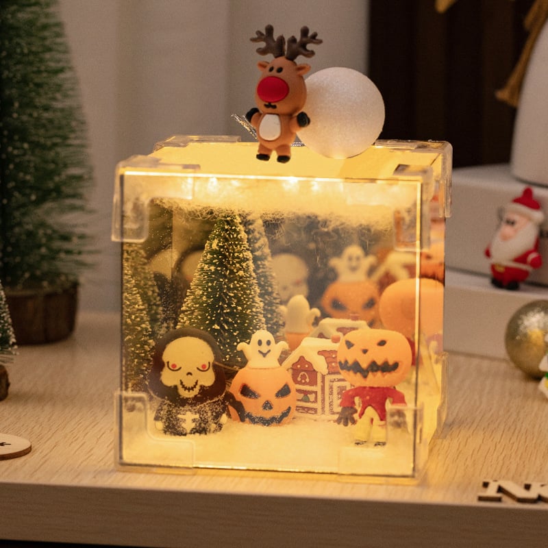 DIY Christmas 3D Rubik's Cube Night Light