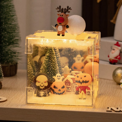 DIY Christmas 3D Rubik's Cube Night Light