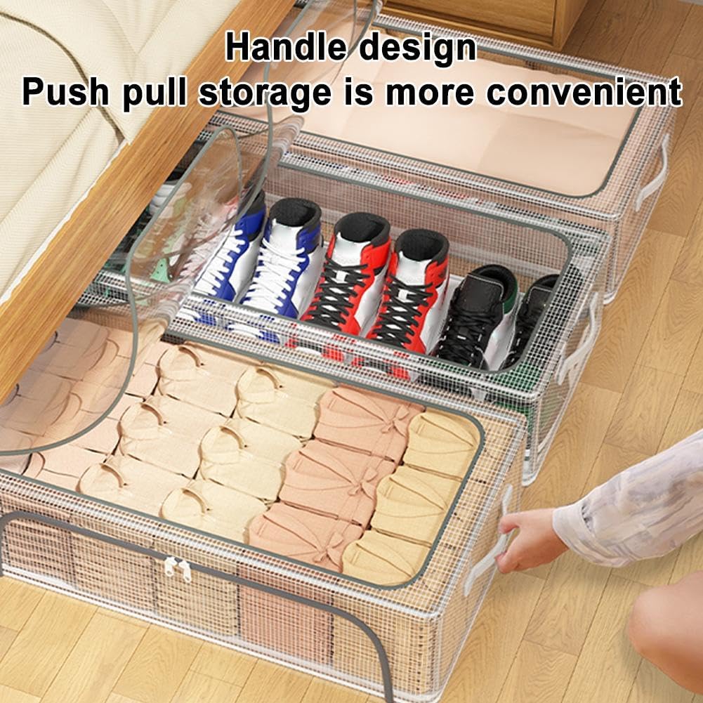 PVC Shoe Storage Box - Waterproof & Foldable