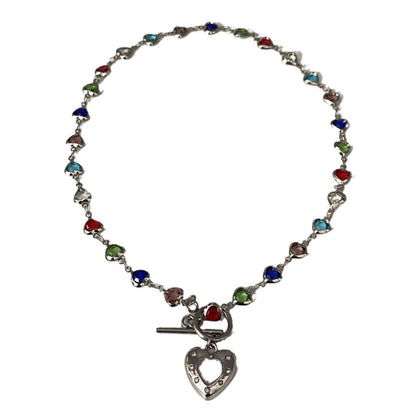 Dopamine-Inspired Color Bead Love Necklace