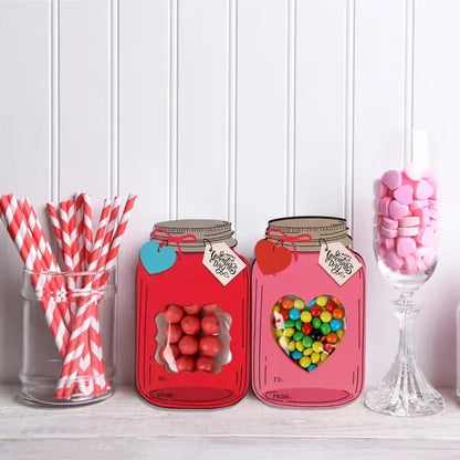 🔥LAST DAY 50% OFF - 💖Mason Jar Happy Valentines Day Cards