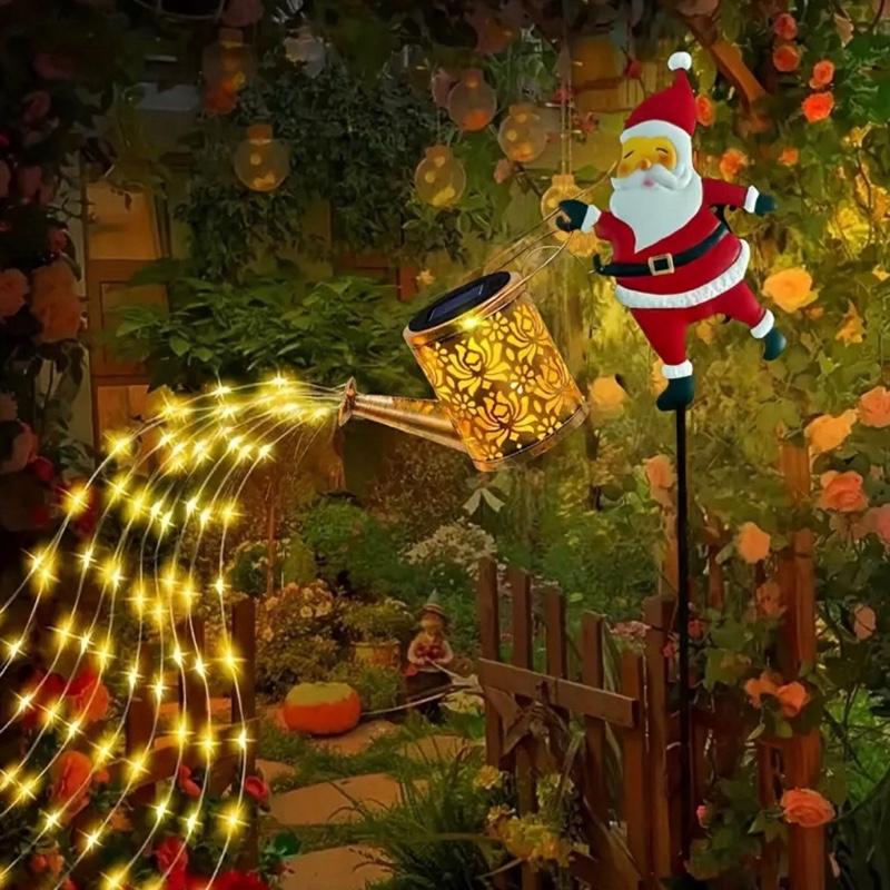 🔥Hot Sale 49% OFF🔥Solar Santa Claus Watering Can Lights